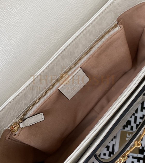 Gvc*1 1955 Horsebit Bag Leather Withe Size 25×18×8cm 602204 Master Quality