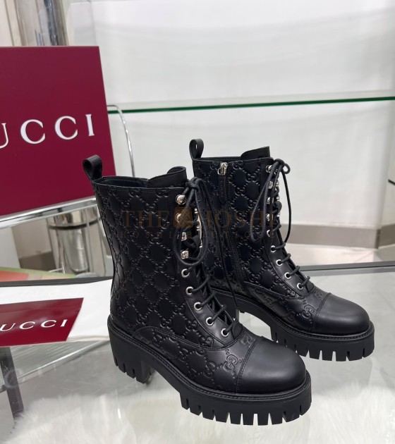 Gvc*1 Chelsea Boots Calfskin Leather 5cm Women's Size 35-42