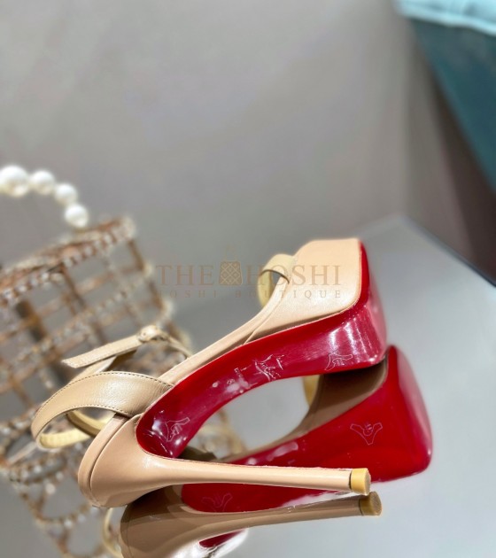 Chr1st1an Louboutin CL Black Loubi Queen Alta Sandals 150MM Master Quality