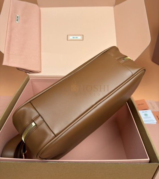 MIU MIU Beau Handbag Brown Size 34*10*23CM Master Quality