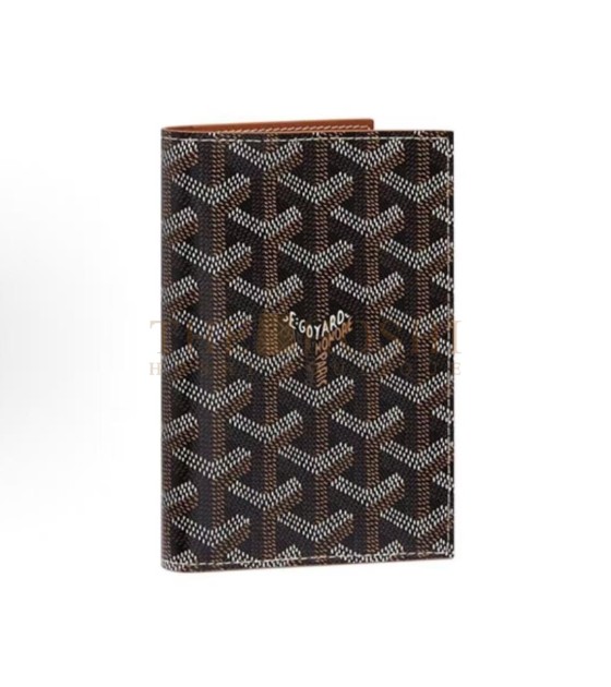 G09ard Bifold Card Holder Wallet Brown & Black G09ardine Canvas Leather Master Quality