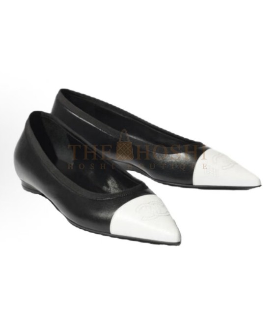 Ch**el 26C Bicolor Flats Lambskin Master Quality