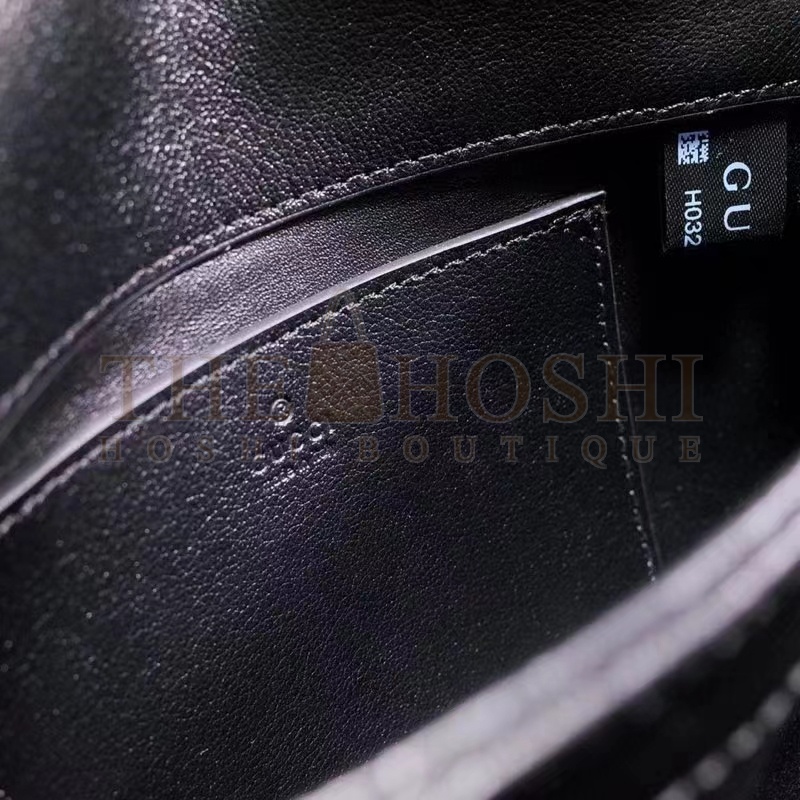 Gvc*1 Women GG Blondie Mini Bag Black Leather Round Interlocking G Master Quality