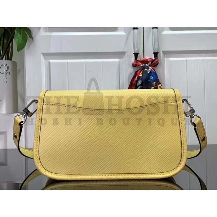 L0vis Vvtt0n LV Women Buci Crossbody Yellow Epi Grained Cowhide Leather Master Quality