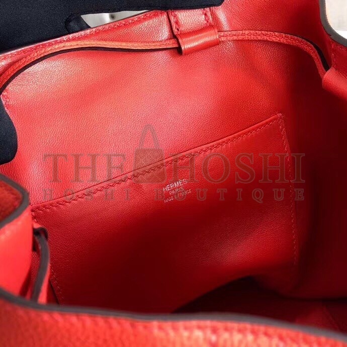 H**me5 Licol 17cm Bag In Red Evercolor Calfskin Master Quality