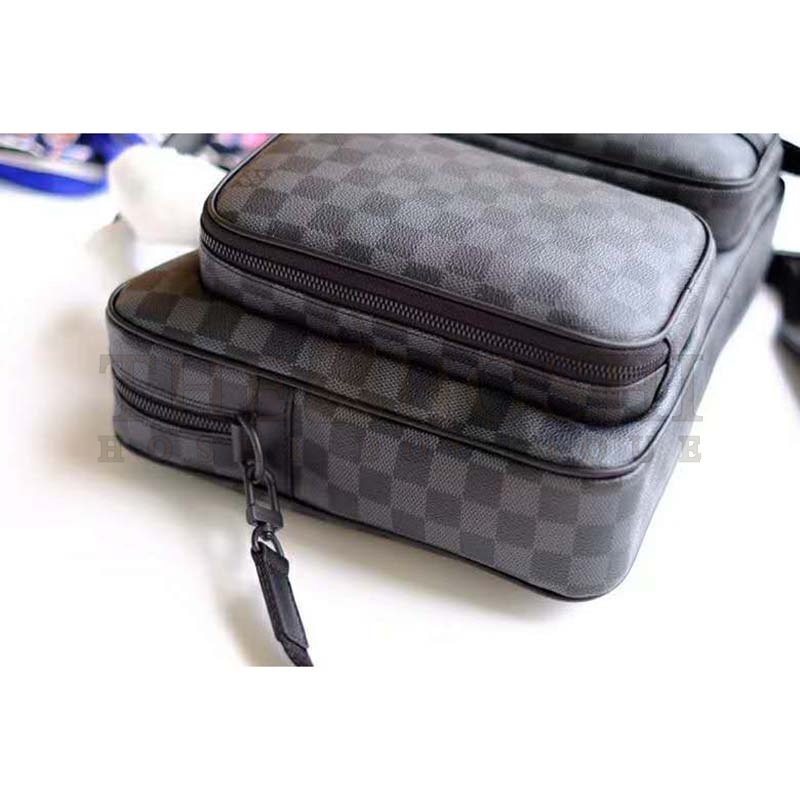 L0vis Vvtt0n LV Men Utility Business Bag Damier Graphite Canvas Master Quality