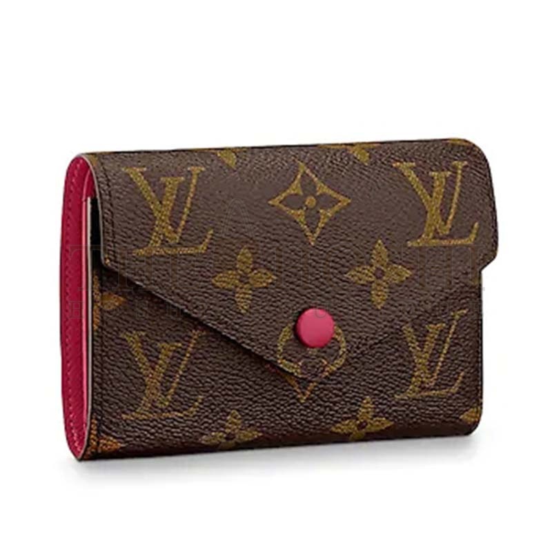 L0vis Vvtt0n LV Women Victorine Wallet in Monogram Coated Canvas Master Quality