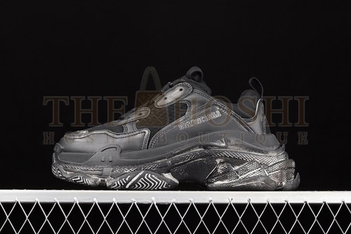 Zg Ba1en*iaga Triple S Sneakers Black/Black/Black Master Quality