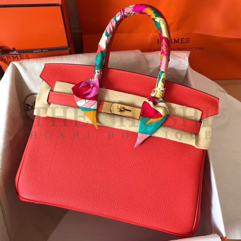 H**me5 Rose Extreme Birkin 30cm Clemence Handmade Bag Master Quality