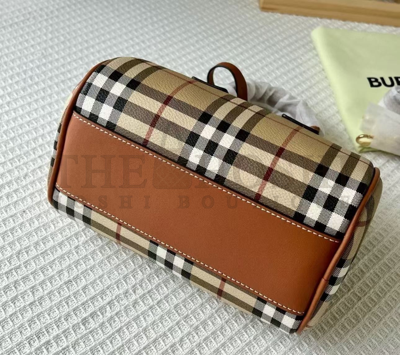 Bv*b*rry Mini Check Bowling Bag Master Quality