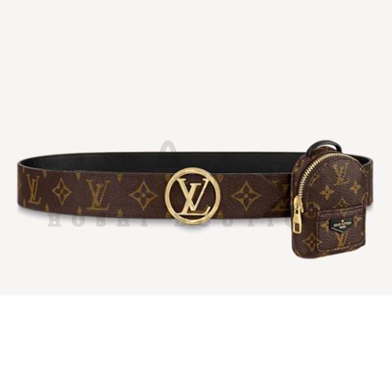 L0vis Vvtt0n LV Women Palm Spring 35mm Belt Monogram Canvas Circle Buckle Master Quality