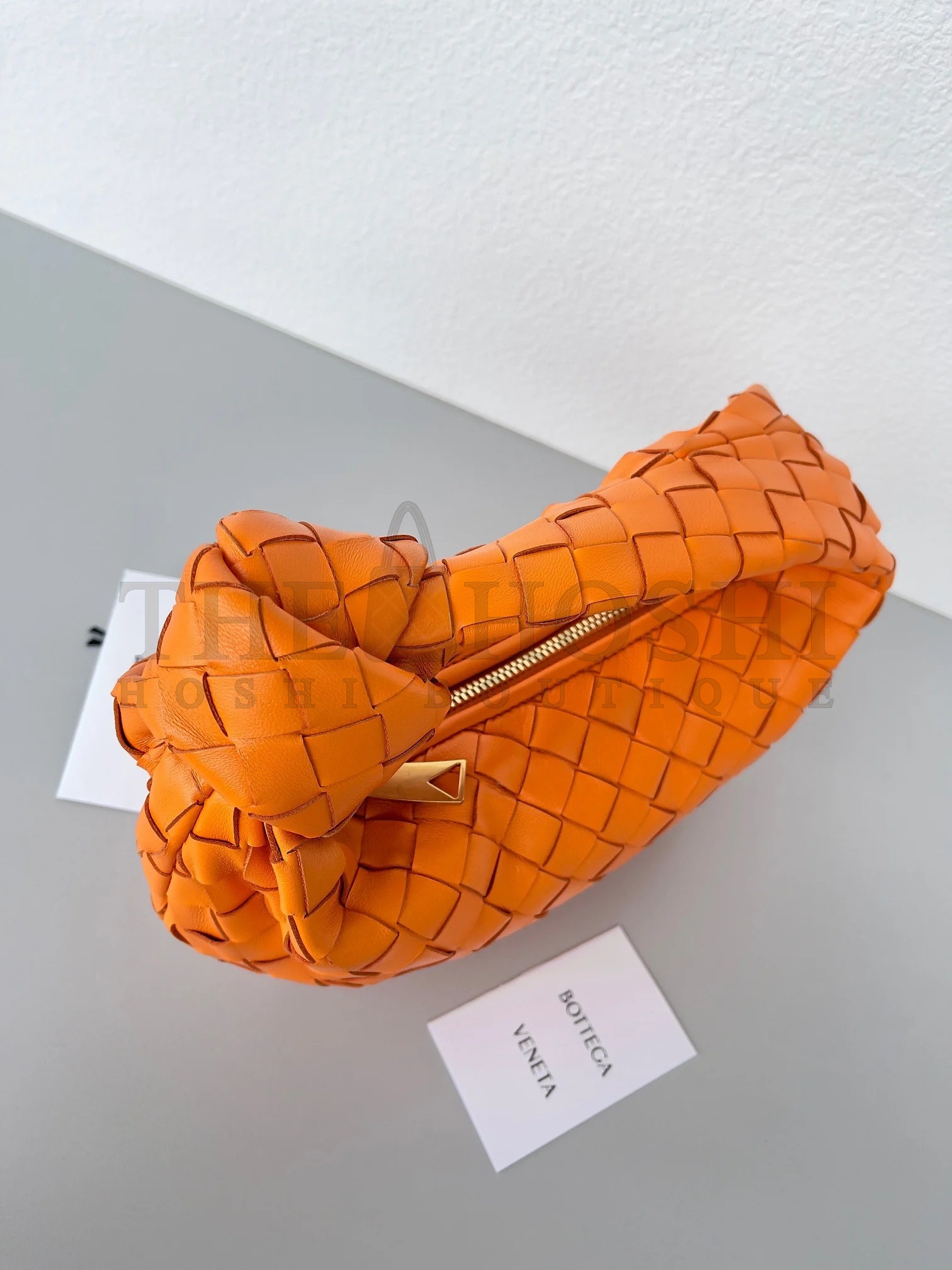 B0tt*ga Ven*ta BV Jodie Mini Bag In Orange Intrecciato Lambskin Master Quality