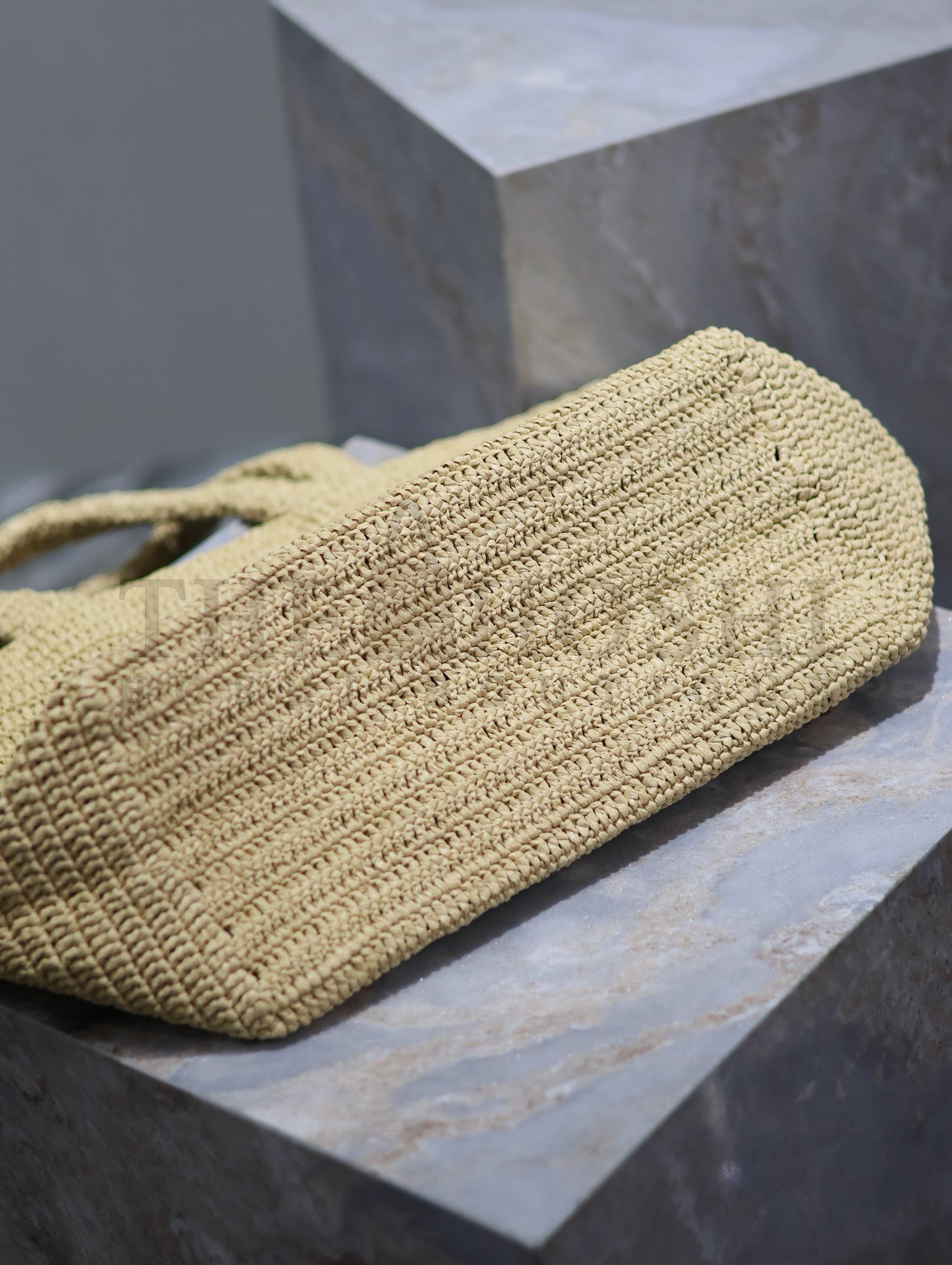 Sa1nt Lau*nt Oversized Tote Bag in Naturel Raffia Master Quality