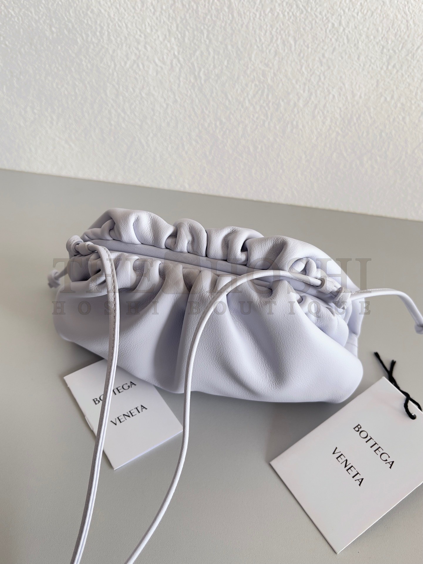 B0tt*ga Ven*ta Mini Pouch with Strap in Mirth Washed Calfskin Master Quality