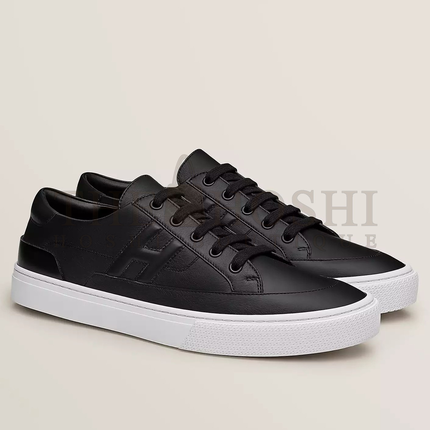 H**me5 Women's Deep Sneakers in Black Leather Master Quality