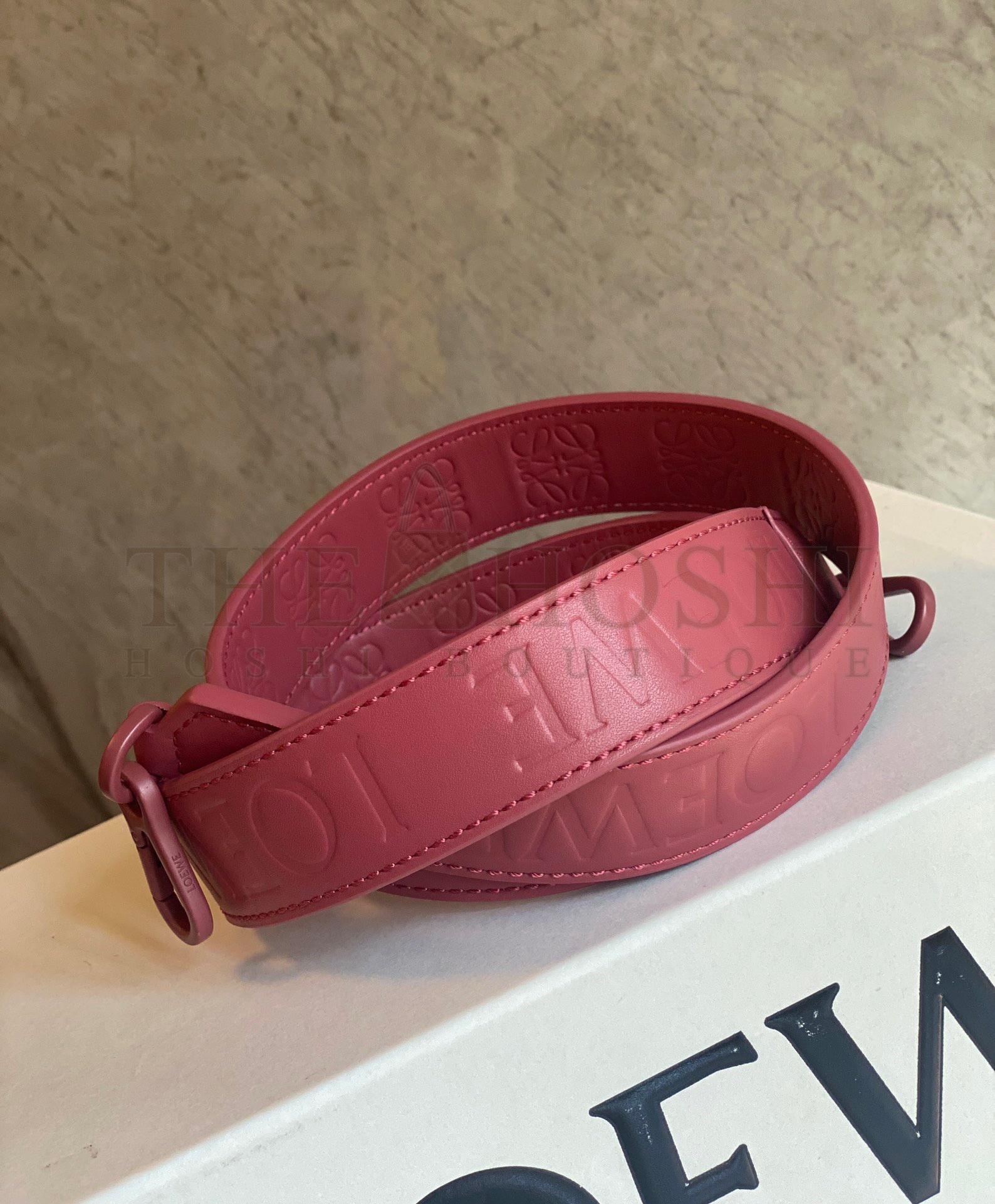 L0ew* Puzzle Mini Bag In Plumrose Satin Calfskin Master Quality