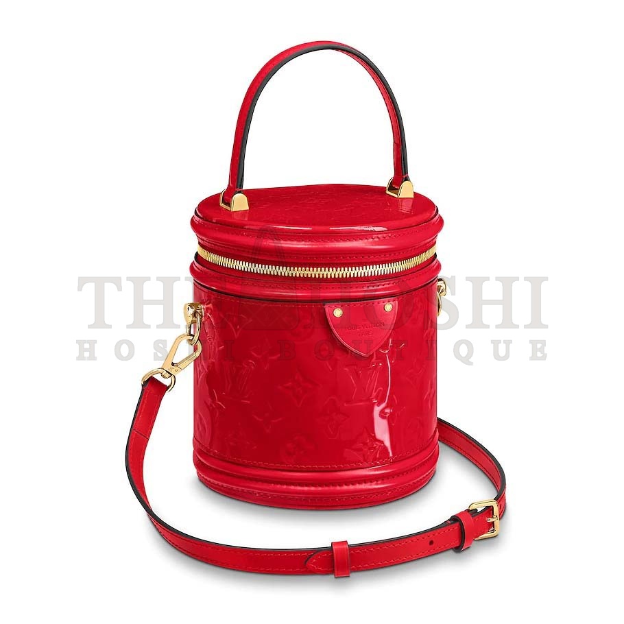 L0vis Vvtt0n LV Women Cannes Handbag in Monogram Vernis Embossed Patent Leather Master Quality