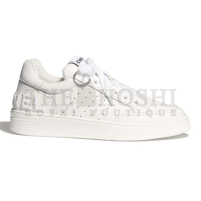 Ch**el Women Sneakers Calfskin White Master Quality
