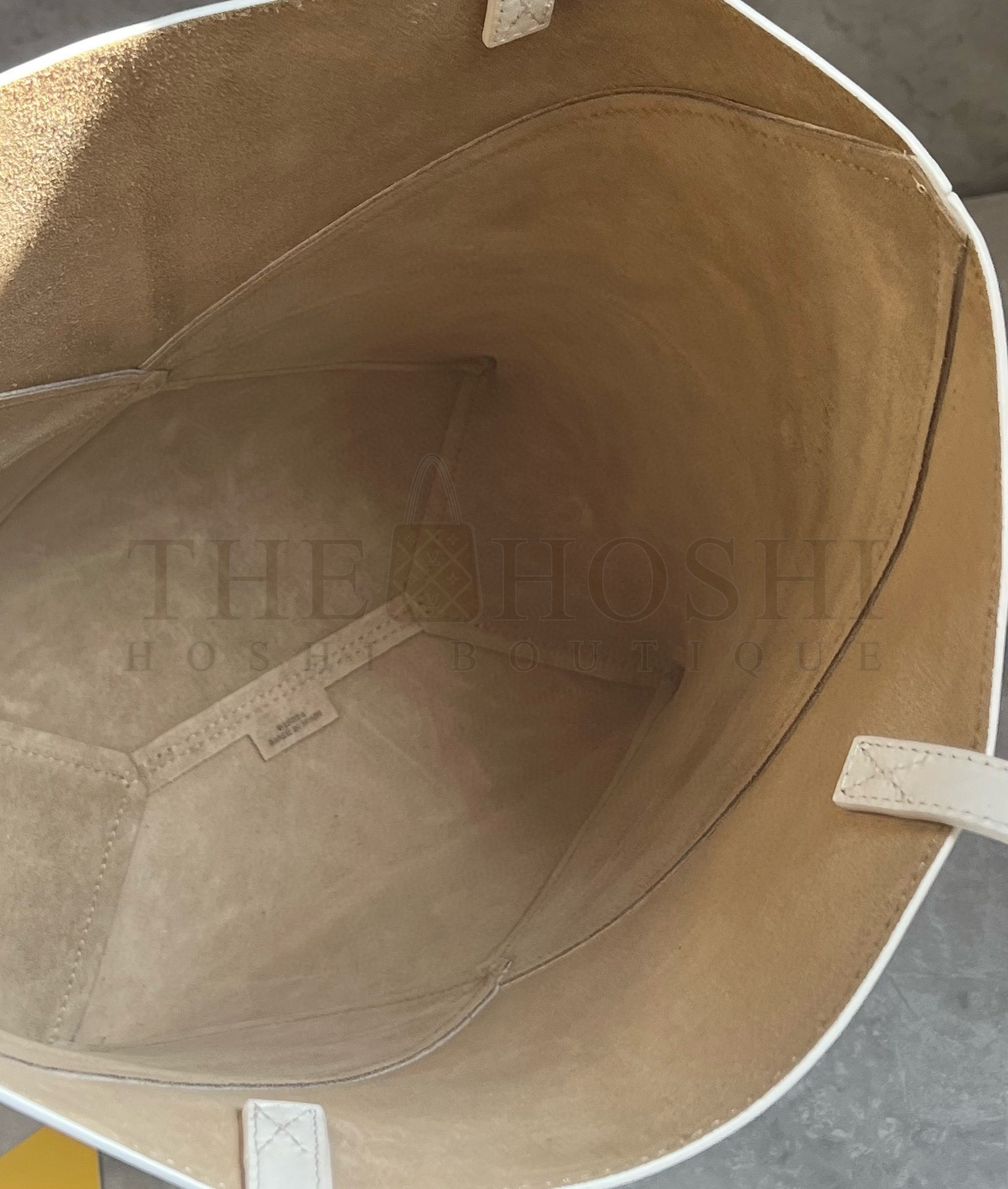 L0ew* Medium Puzzle Fold Tote Bag in White/Beige Calfskin Master Quality