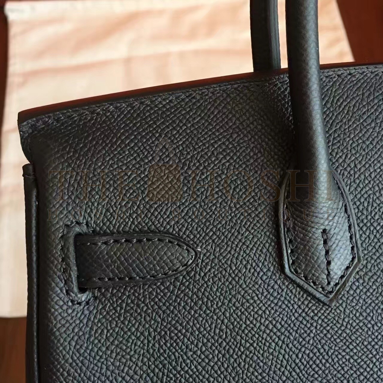 H**me5 Black Birkin 25cm Epsom Handmade Bag Master Quality