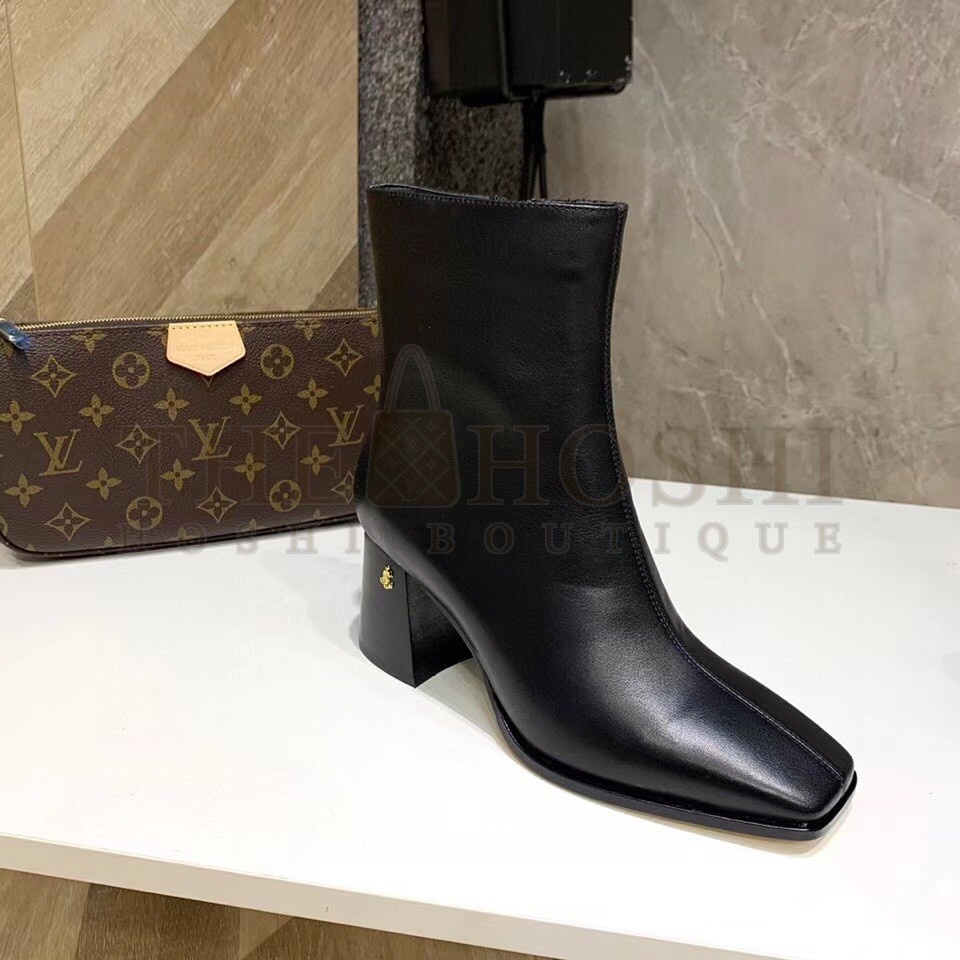 J1m*y Ch00 Bryelle 65mm Ankle Boots In Black Leather Master Quality