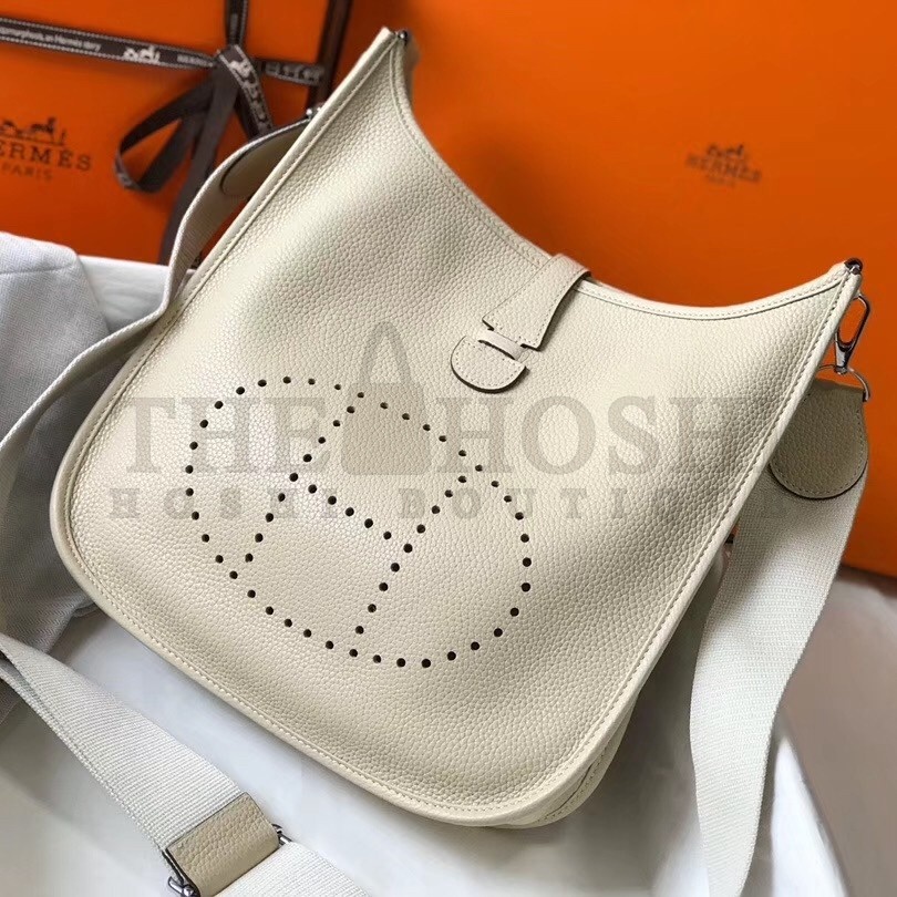 H**me5 Evelyne III 29 Bag In Craie Clemence Leather Master Quality