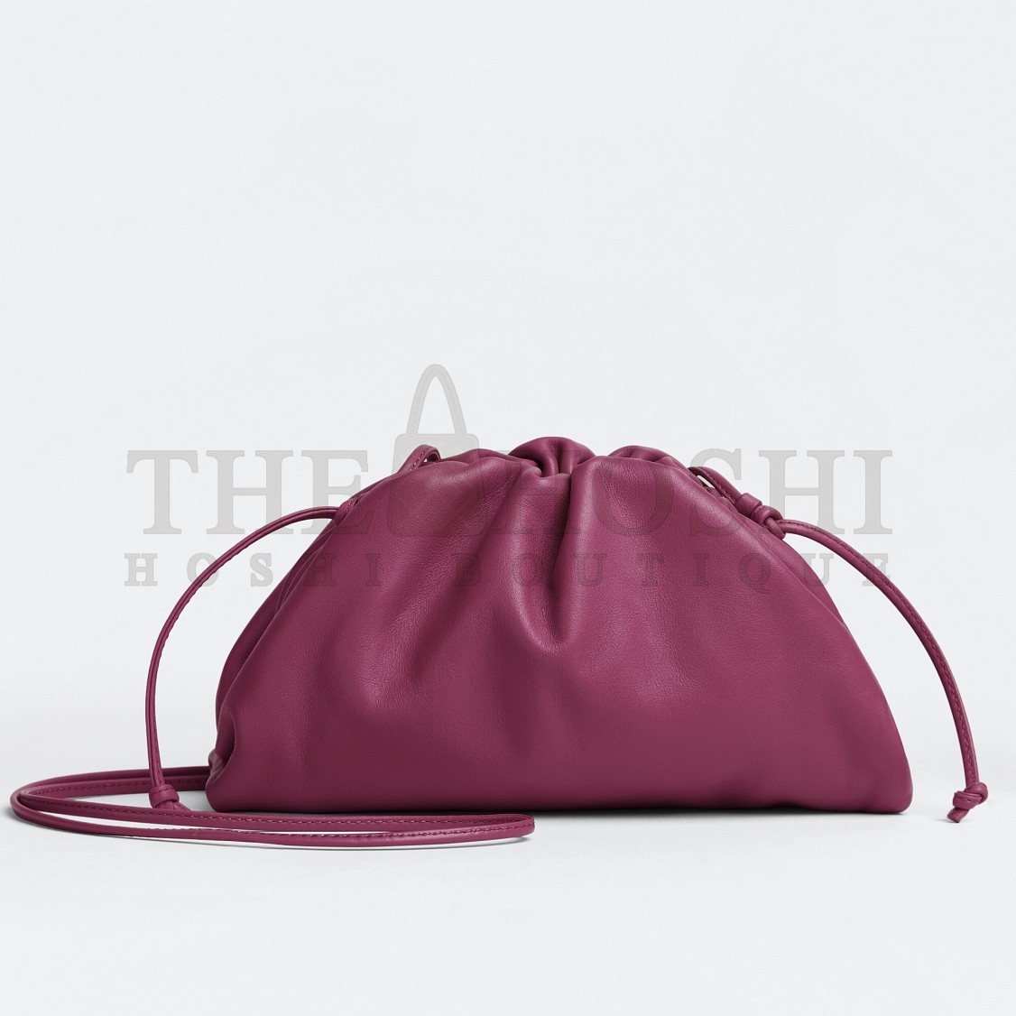 B0tt*ga Ven*ta Mini Pouch with Strap in Cinnabar Calfskin Master Quality