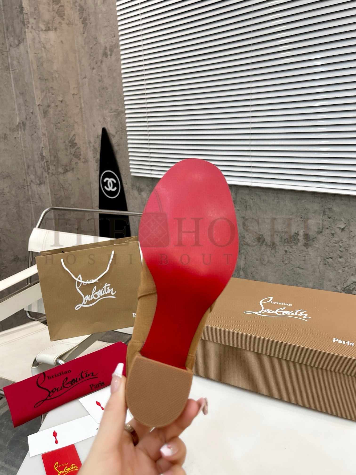 Chr1st1an Louboutin CL Chelsea Ankle Boots 70MM in Brown Suede Master Quality