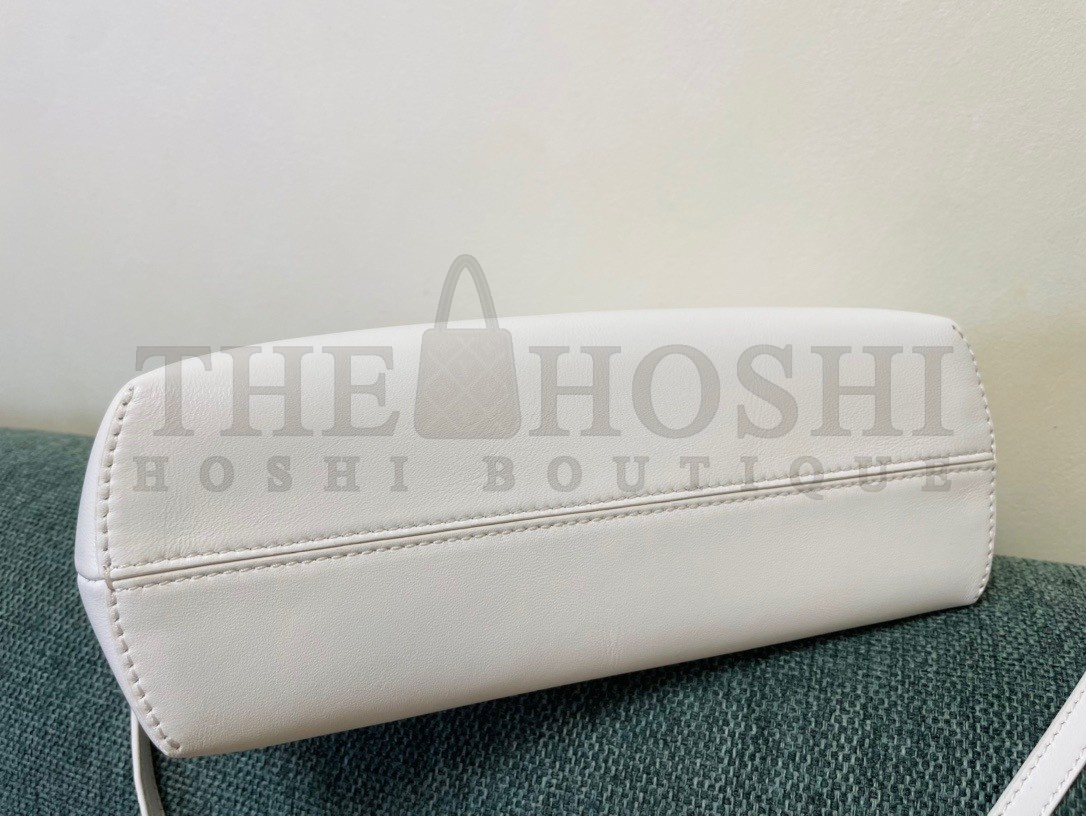 F**di First Small Bag In White Nappa Leather with Python F Master Quality