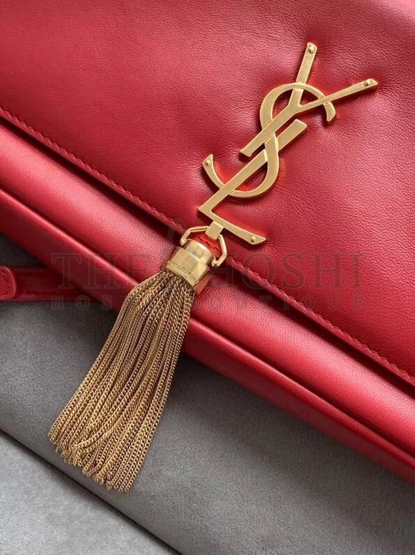 Sa1nt Lau*nt Kate 99 Shoulder Bag In Red Lambskin Master Quality