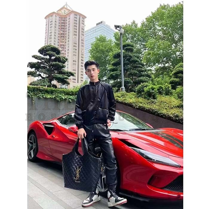 Sa1nt Lau*nt Y51 Women Icare Maxi Shopping Bag Quilted Lambskin Black STYLE ID 698651AAANG1000 Master Quality