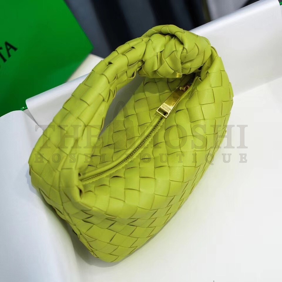 B0tt*ga Ven*ta Mini BV Jodie Bag In Kiwi Woven Leather Master Quality