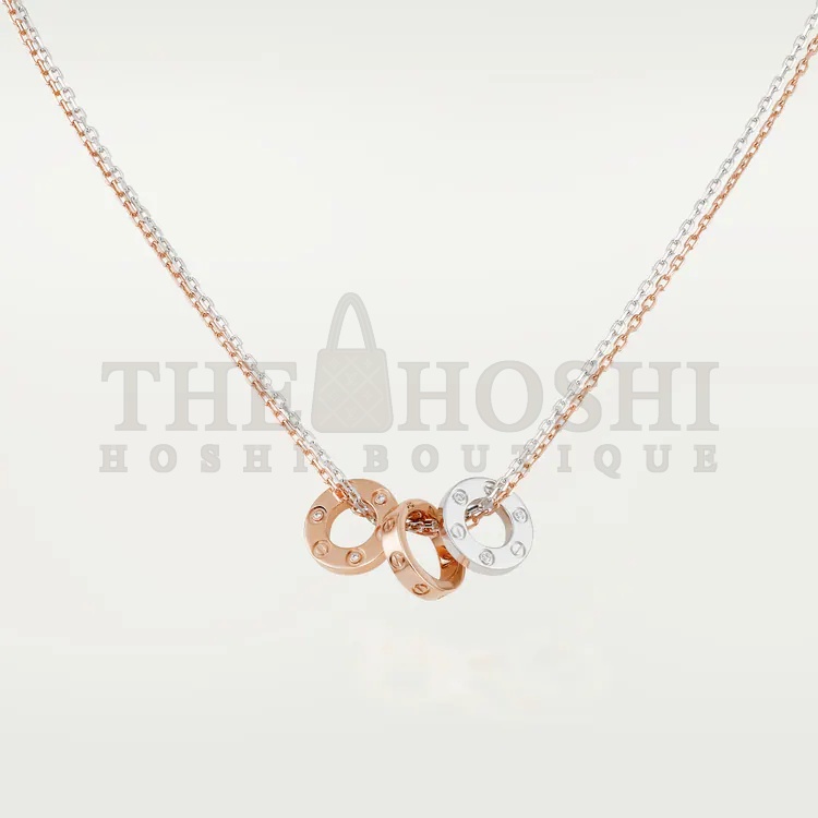 Ca*t1er LOVE NECKLACE, 6 D1am0ndS Master Quality