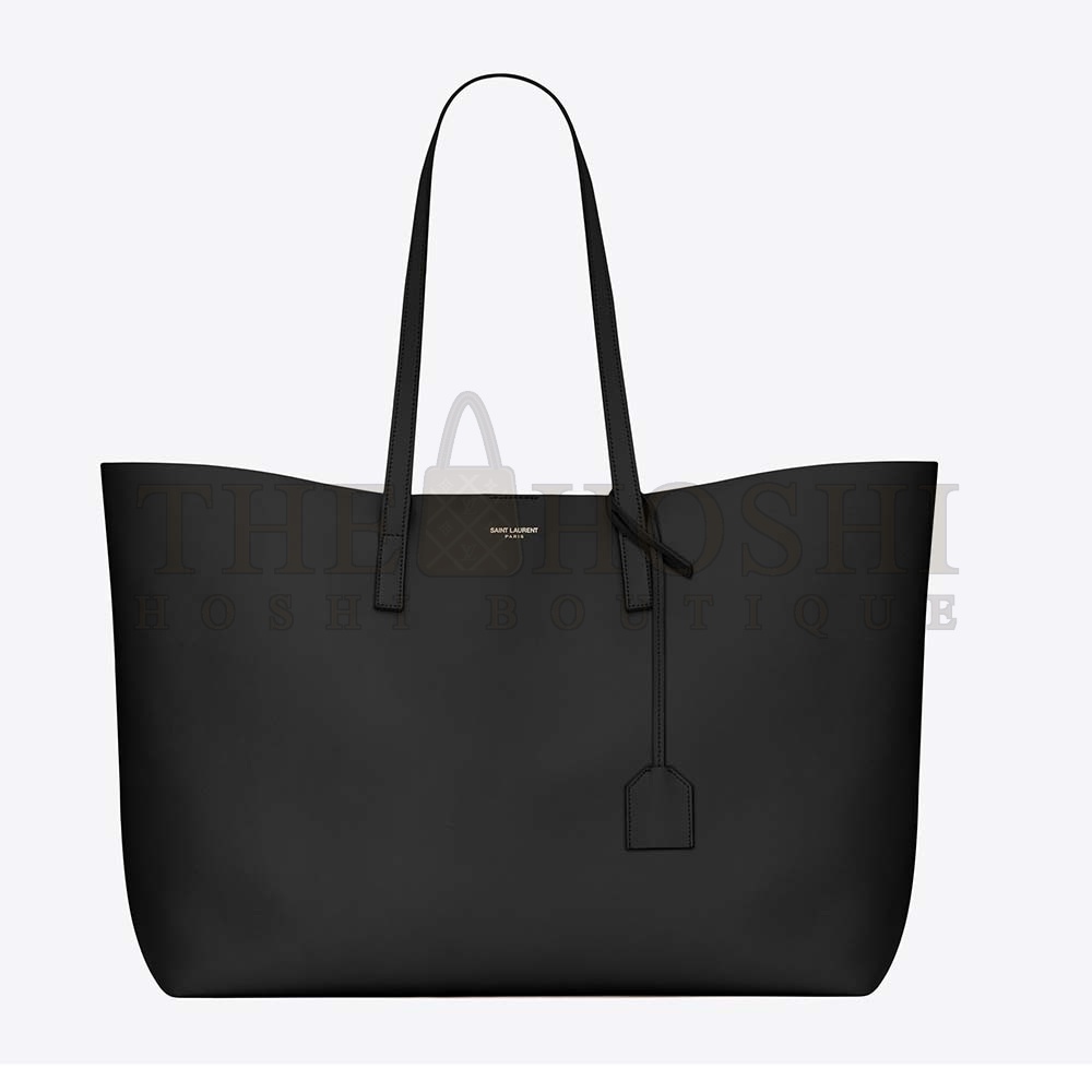 Sa1nt Lau*nt Y51 Women Shopping Sa1nt Lau*nt Tote Black Leather and light brown 38×28×13cm Master Quality