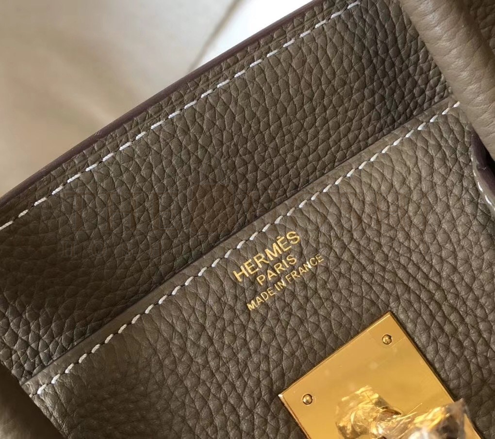 H**me5 Taupe Clemence Birkin 35cm Bag Master Quality