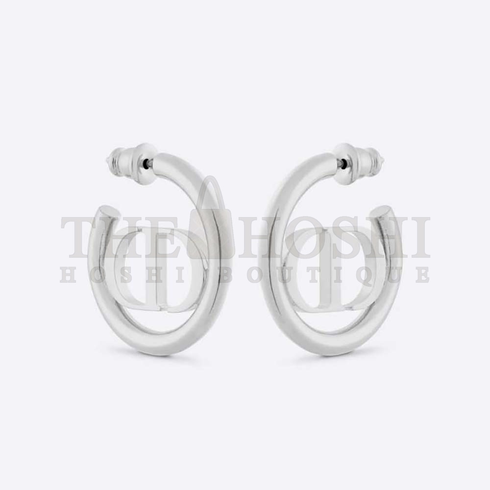 D10r Women 30 Montaigne Earrings Silver-Finish Metal Master Quality