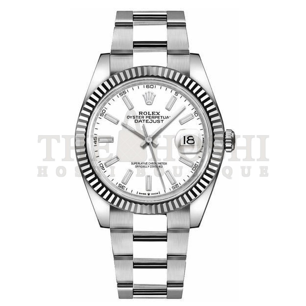 R01ex Datejust 41 White Dial Gold & Steel Men's Watch 126334-0009 Master Quality