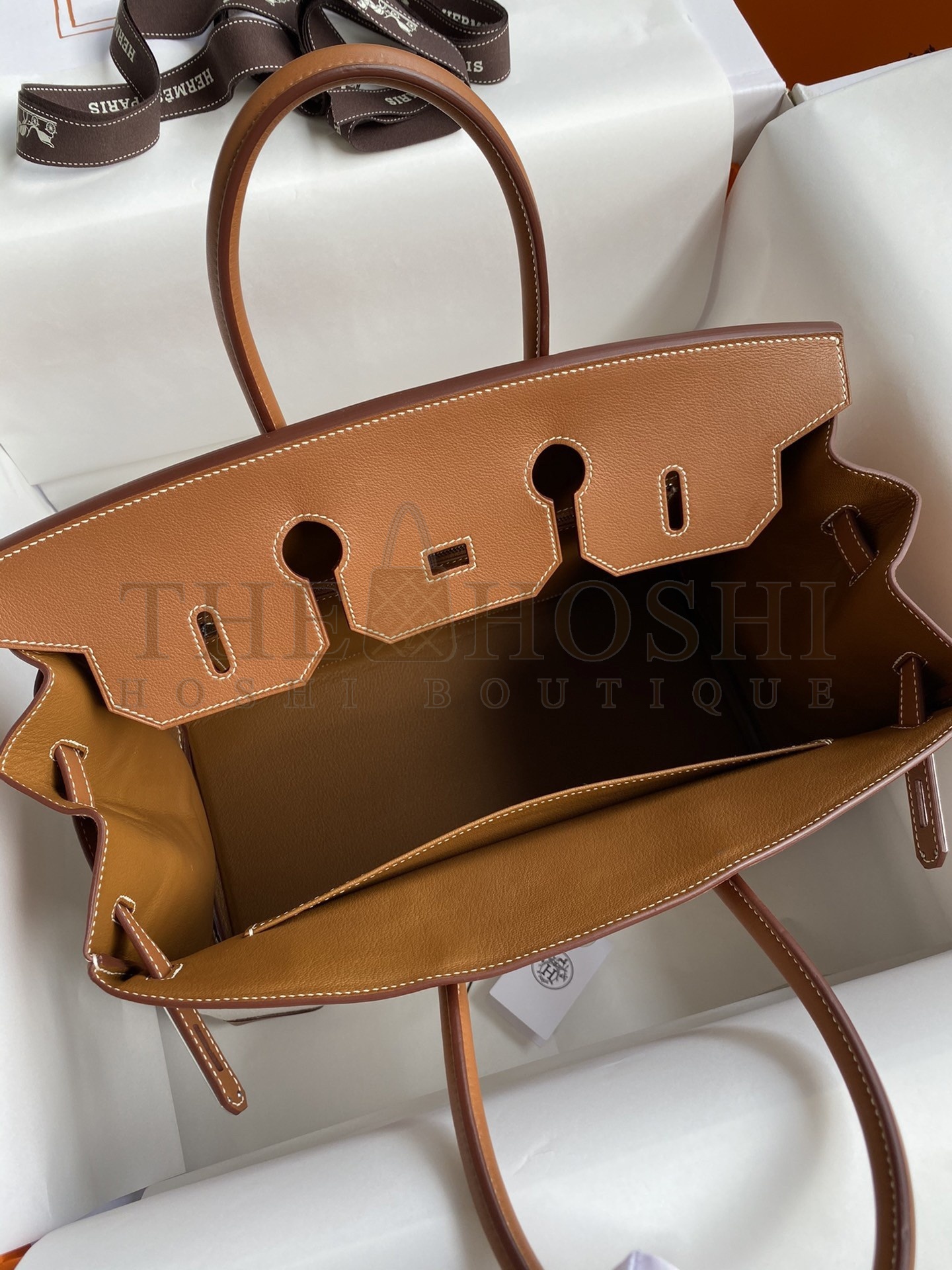 H**me5 Birkin 35 Handmade Bag In Toile &amp; Gold Swift Leather Master Quality