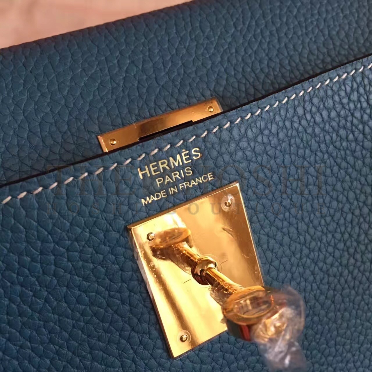 H**me5 Blue Jean Clemence Kelly Retourne 32cm Handmade Bag Master Quality