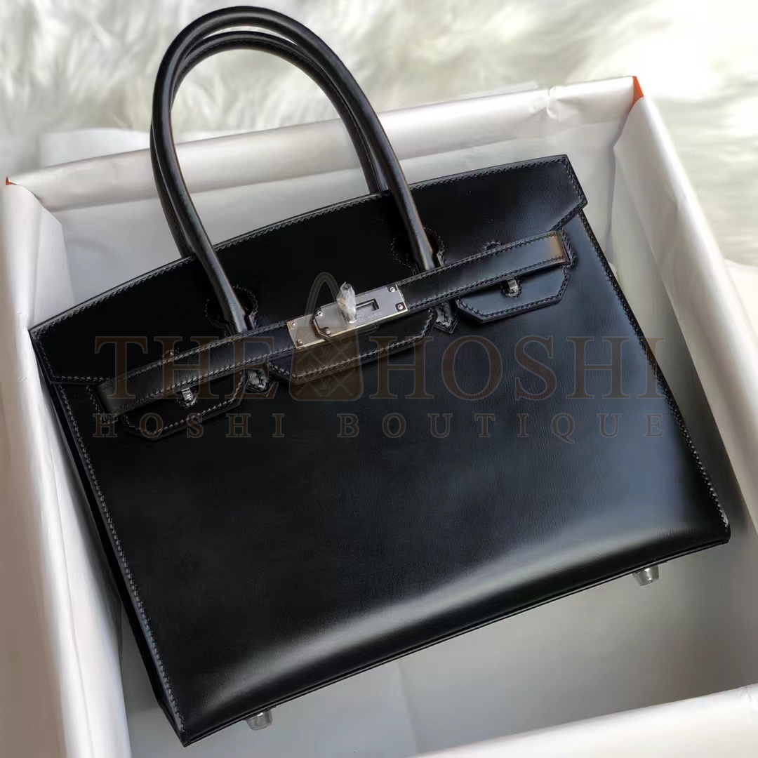 H**me5 birkin Sellier 35 Handmade Bag Box Calfskin Master Quality