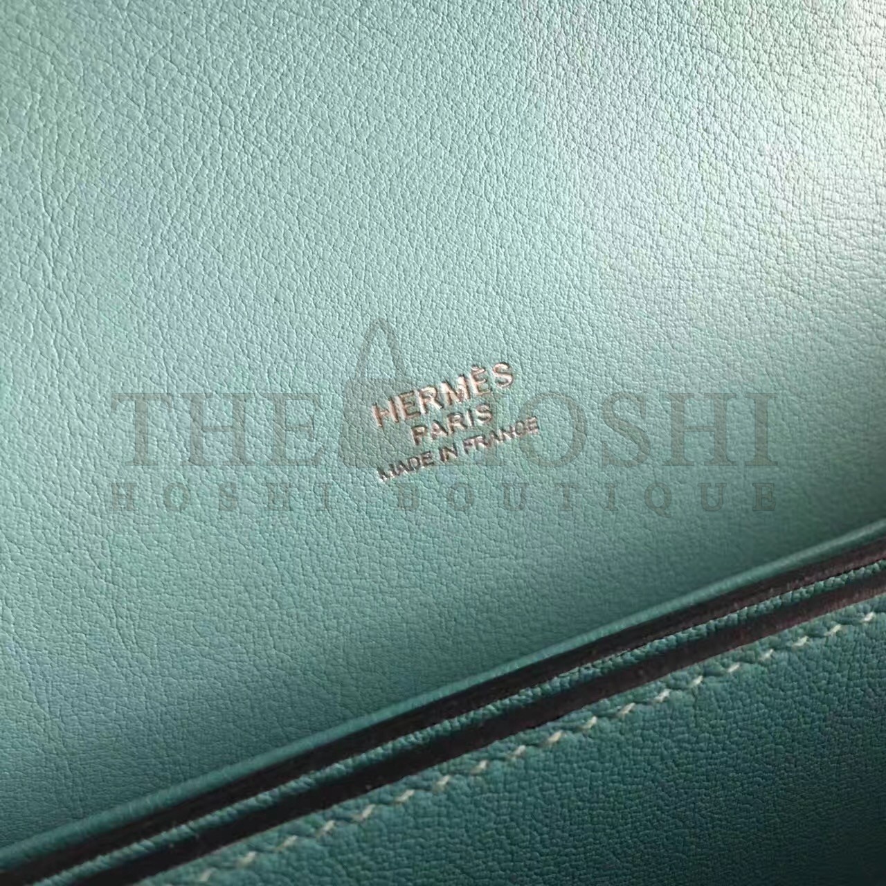 H**me5 Mini Sac Roulis Bag In Blue Atoll Swift Leather Master Quality