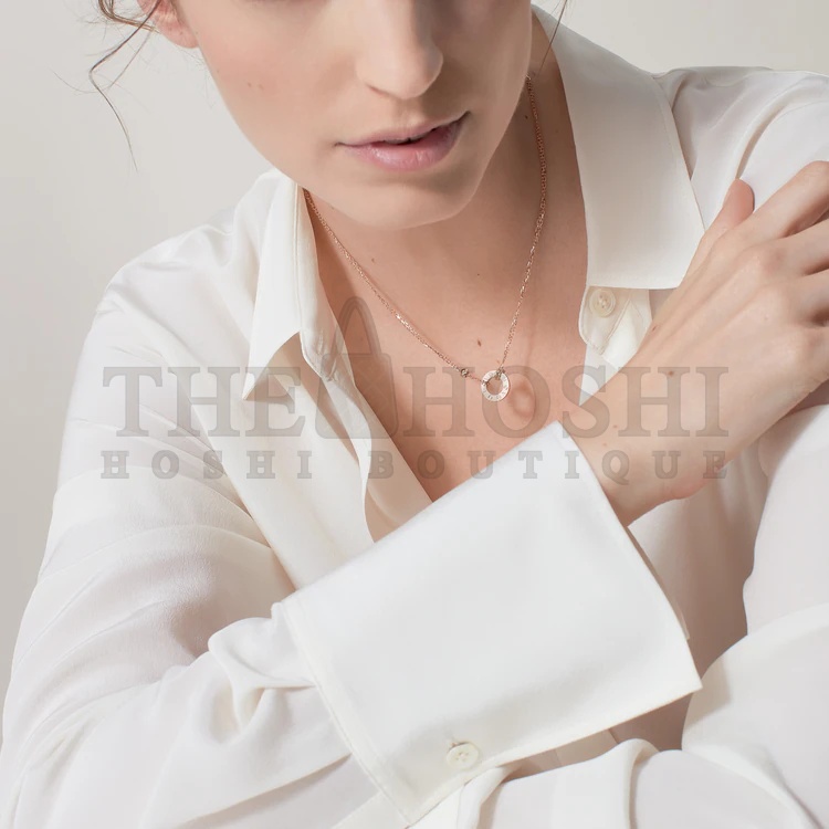 Ca*t1er LOVE NECKLACE, 2 D1am0ndS Master Quality