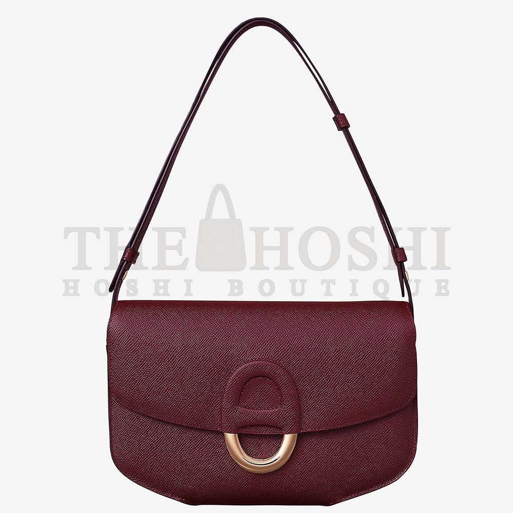 H**me5 Women Cherche-Midi 25 Bag in Epsom Calfskin-Purple Master Quality