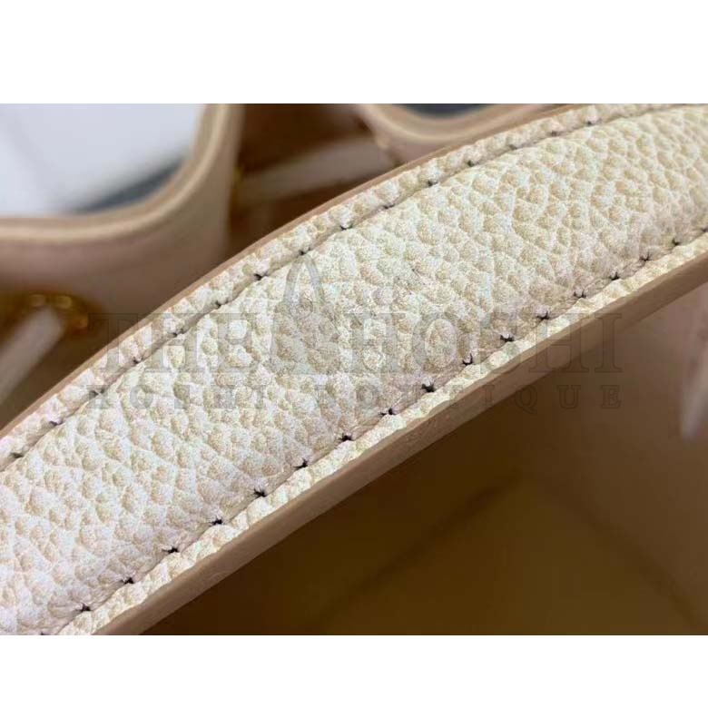 L0vis Vvtt0n LV Women Nano Noé Bucket Bag Beige Monogram Embossed S*pple Grained Cowhide Master Quality