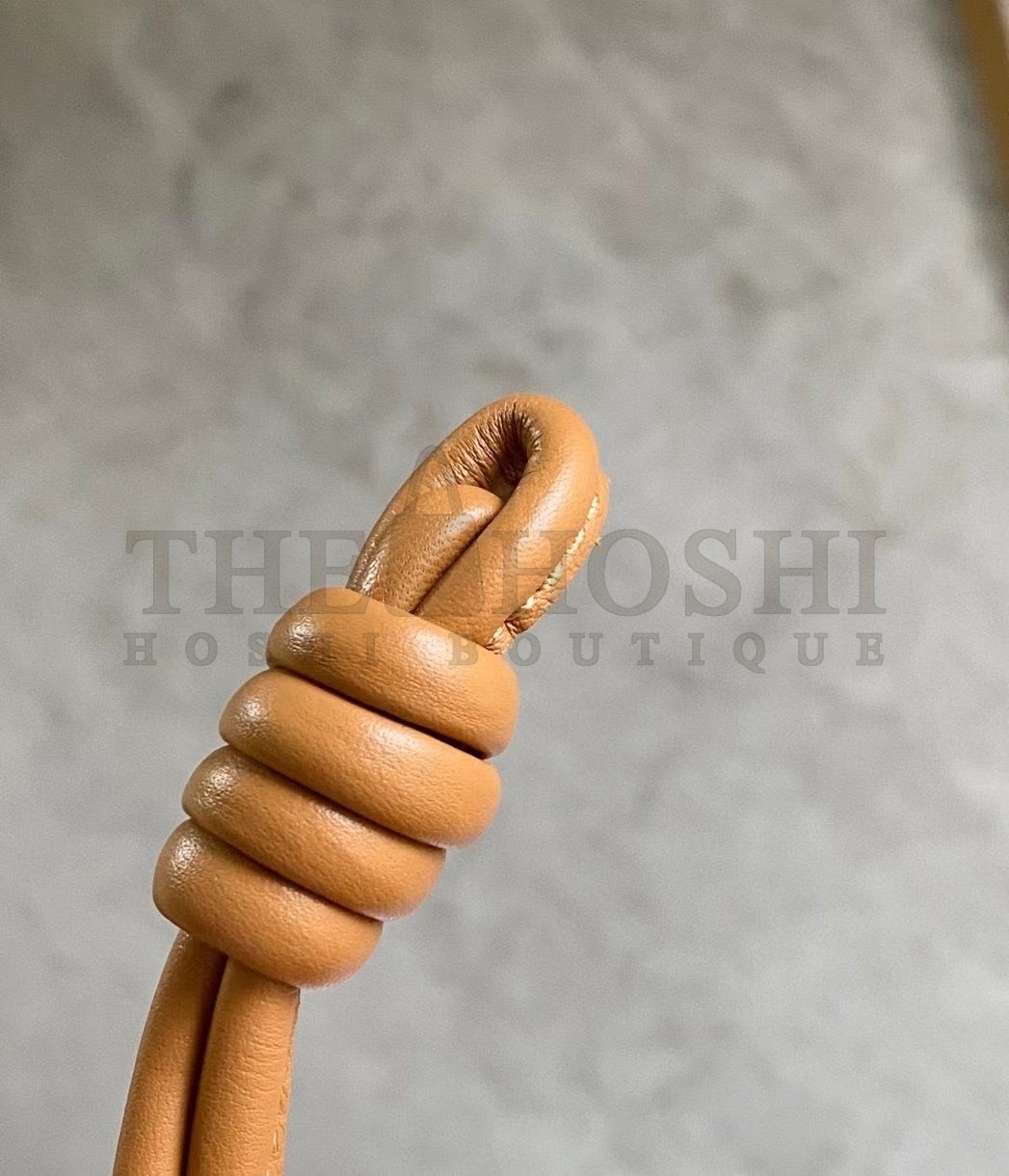 L0ew* Flamenco Mini Clutch In Brown Nappa Leather Master Quality