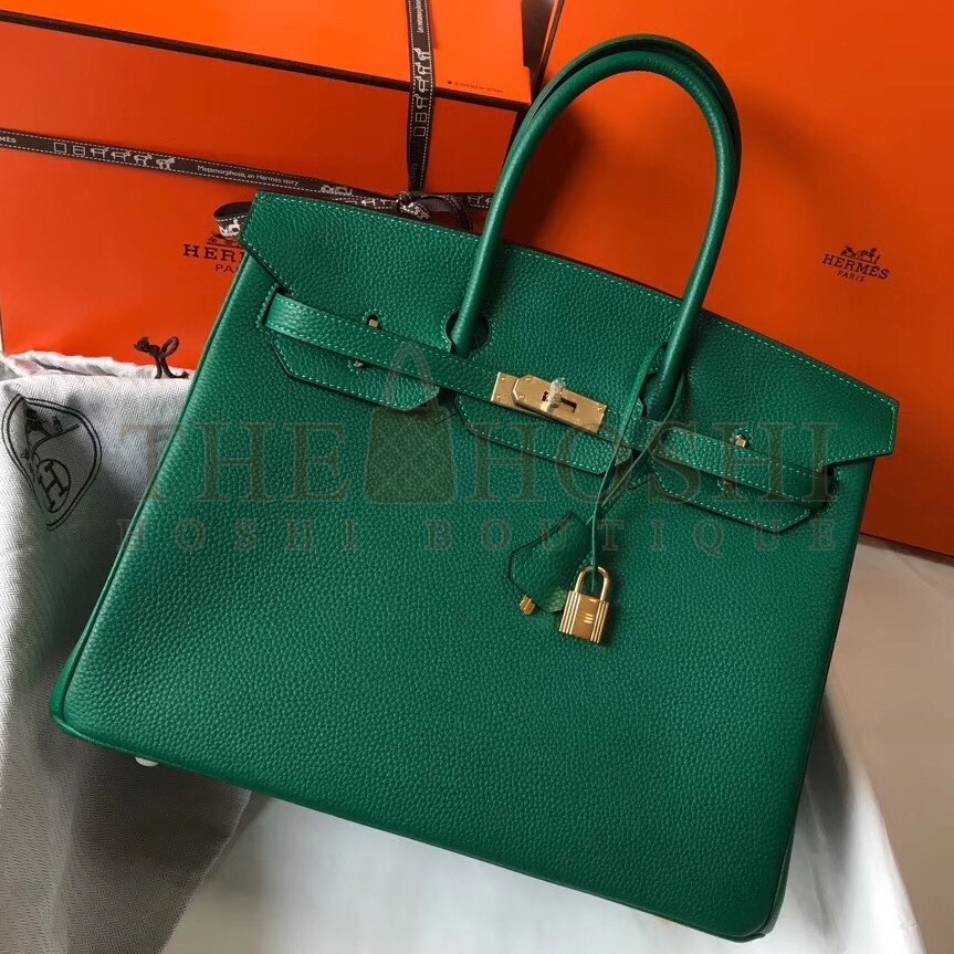 H**me5 Malachite Clemence Birkin 35cm Bag Master Quality