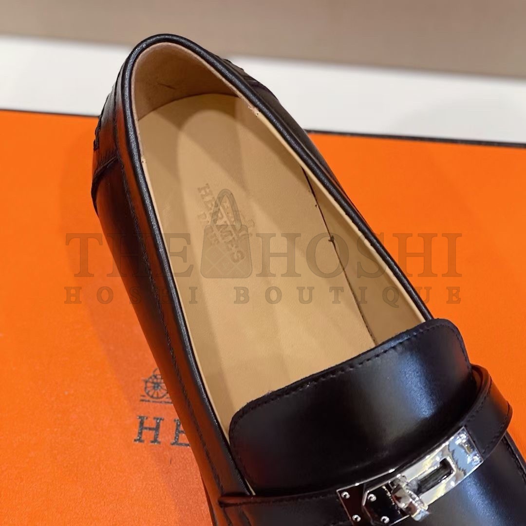 H**me5 Destin Loafers In Noir Calfskin Master Quality