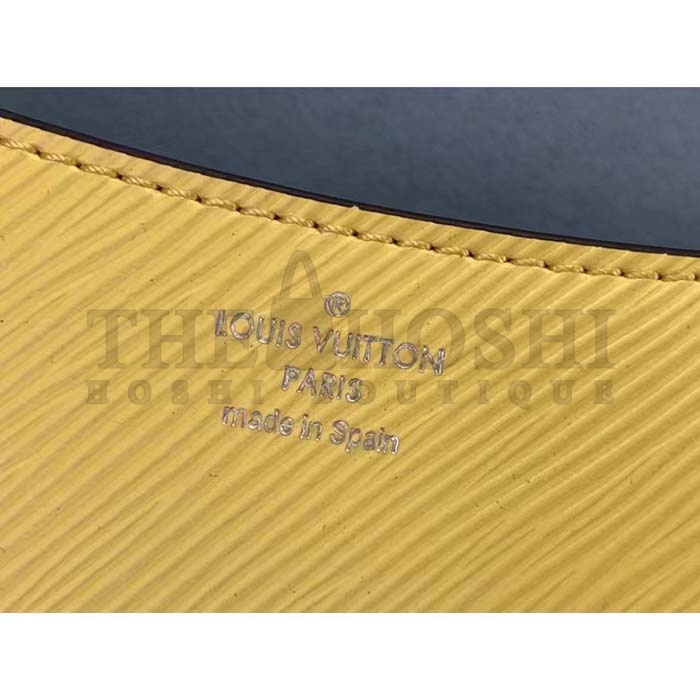 L0vis Vvtt0n LV Women Buci Crossbody Yellow Epi Grained Cowhide Leather Master Quality