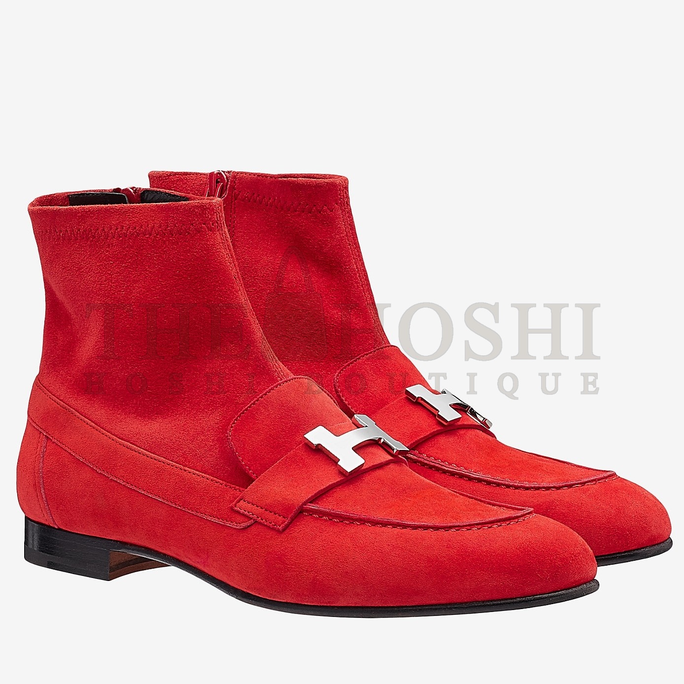 H**me5 Red Saint Honore Ankle Boots Master Quality