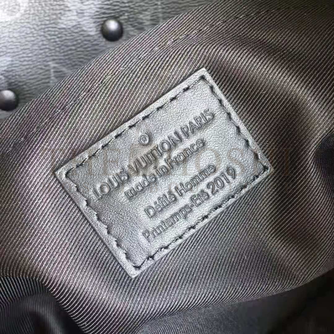 L0vis Vvtt0n LV Men Steamer PM Bag in Monogram Eclipse Coated Canvas-Black Master Quality
